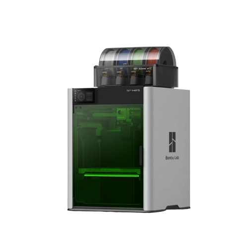 Bambu Lab H2S Laser Full Combo 3D Printer , High-Speed FDM Printing , Laser Engraving & Cutting , 65°C Heated Chamber , AI Vision System , Professional All-in-One Manufacturing System