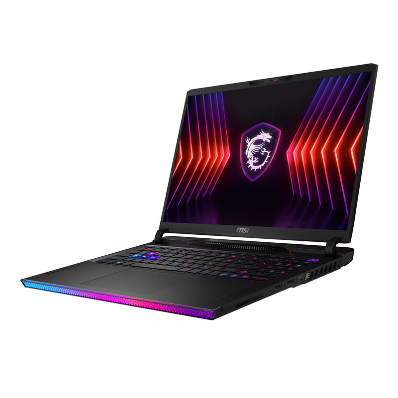 (MSI Raider GE68HX 14VIG-662 16" QHD+ 240Hz Laptop - Core i9-14900HX - 32GB RAM - 1TB SSD - RTX 4090 16GB - Win 10 Pro K) With (MSI Claw A1M - 039AE  – 7" FHD IPS, 120Hz, Core Ultra 5 135H, 16GB RAM, 512GB SSD, Intel Arc, Windows 11 Home)