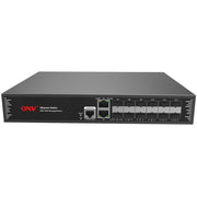 ONV ONV33012FM محوّل ألياف جيجابت مُدار من الطبقة L2+ بـ14 منفذًا، و12 منفذ SFP، ومنفذا RJ45 جيجابت، وتوجيه ثابت، وشبكة VLAN، وقابل للتركيب في حامل 1U