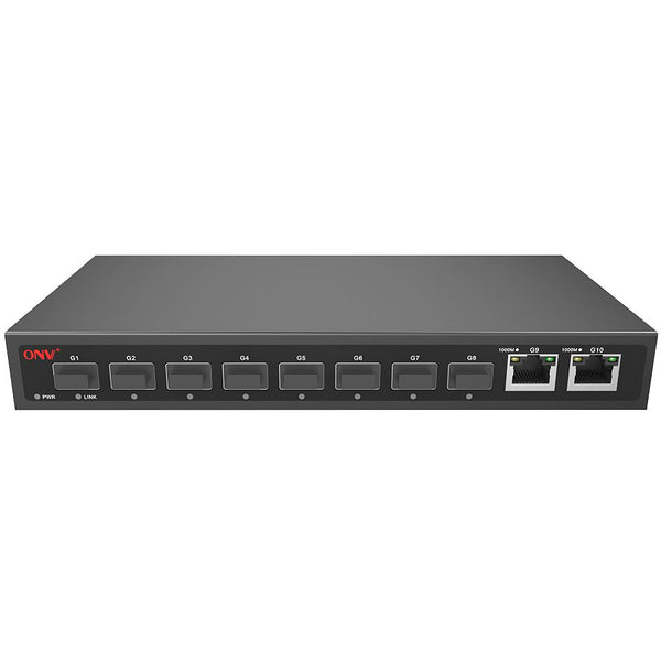 ONV Gigabit 10-port Ethernet switch ONV-H3008FO