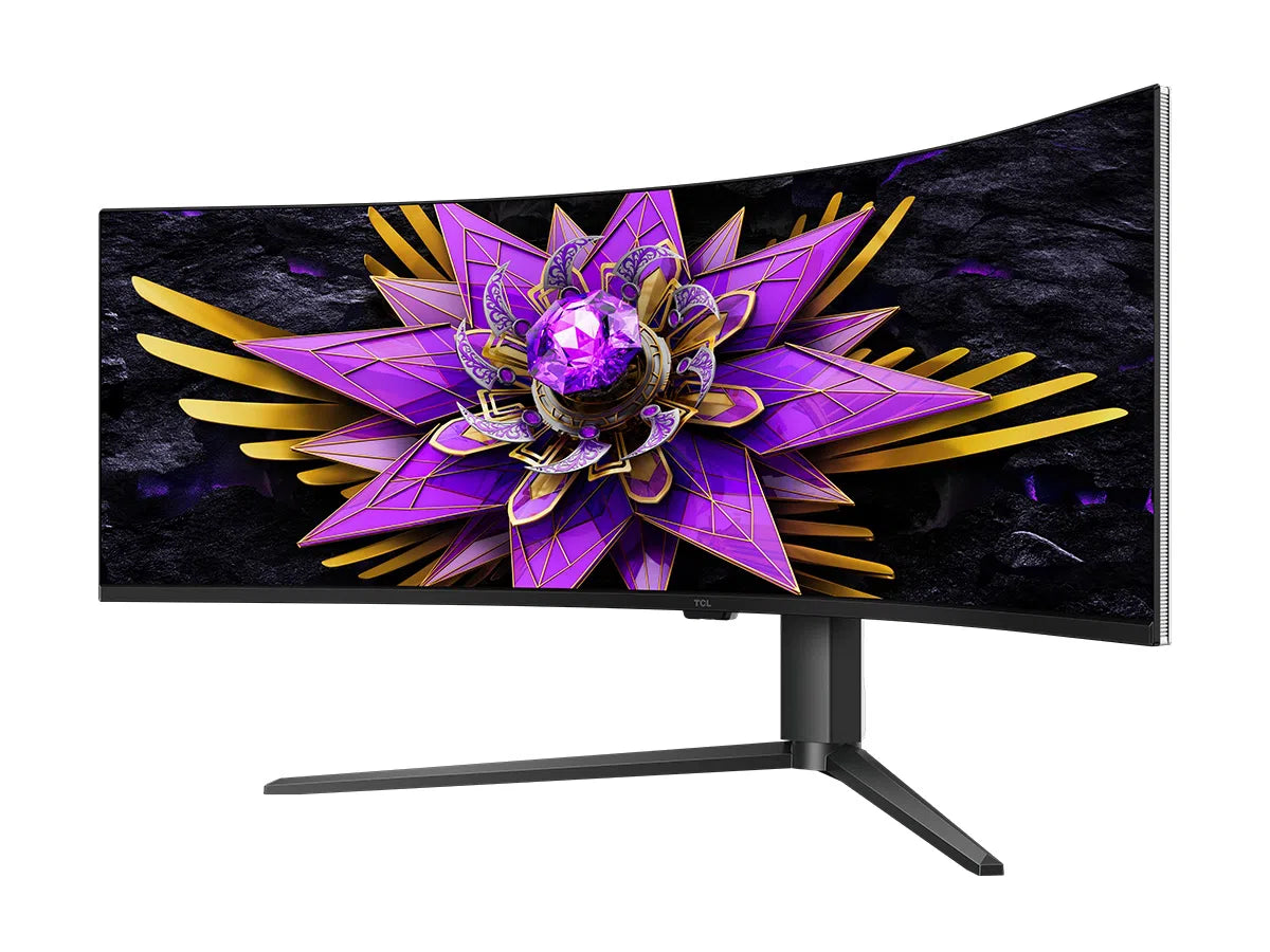 TCL 57R94 57" Dual 4K QD-Mini LED Monitor – 32:9 Curved, 120Hz, HDR1000, 2304 Dimming Zones, 1ms Response