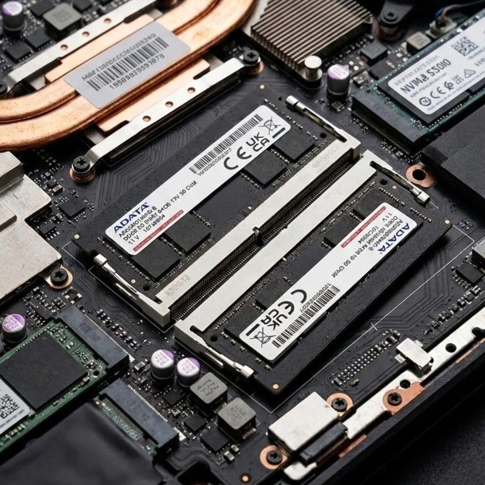 ذاكرة ADATA DDR5 بسعة 64GB لأجهزة الكمبيوتر المحمولة، ذاكرة SO-DIMM بسرعة 5600 MT/s، بجهد 1.1V، ذاكرة حاسوب محمول عالية السرعة، سوداء