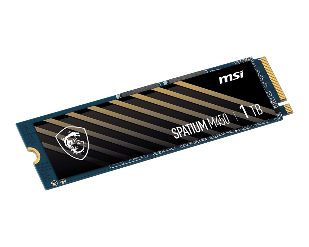 MSI SPATIUM M450 PCIe 4.0 NVMe M.2 Intenal SSD - 1 تيرابايت