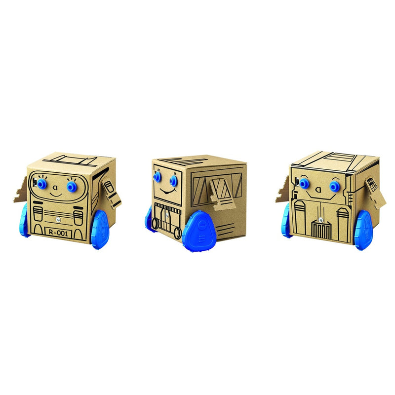 4M Box Robot Kit – Eco-Friendly DIY Motorized Robot Using Recycled Box, STEM Learning for Ages 3+, Model 00-03419