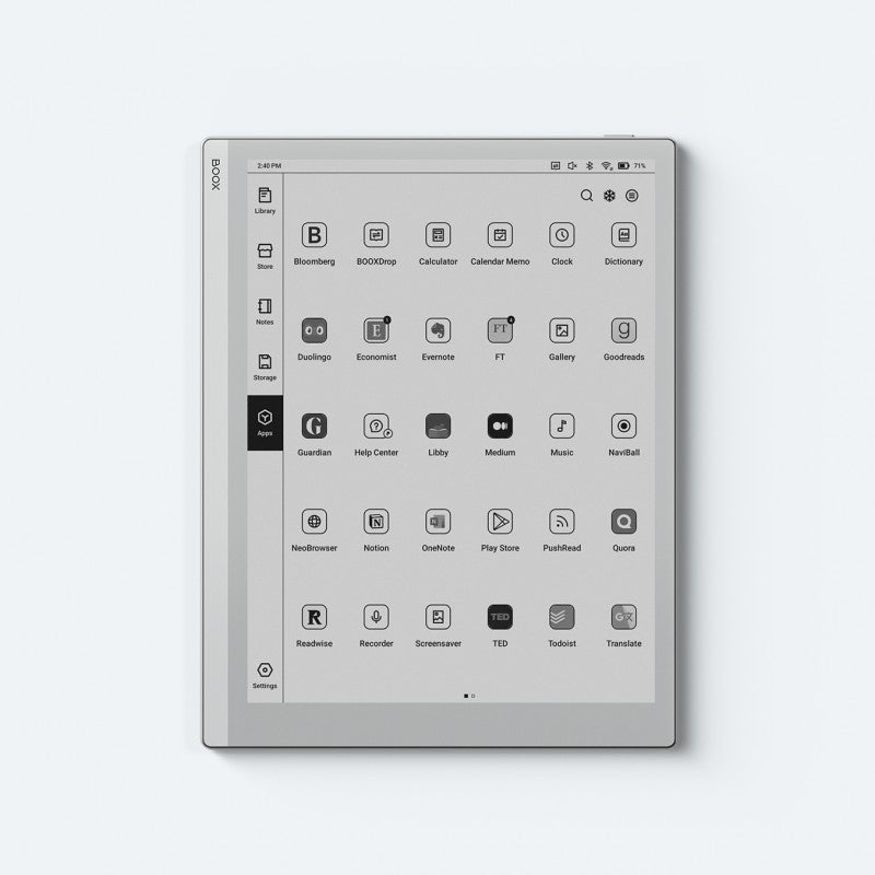 BOOX Go 10.3 – 10.3" Carta 1200 ePaper Tablet, Android 12, 4GB RAM, 64GB Storage, Stylus Support, OTG, Audio Playback With MAGN. CASE
