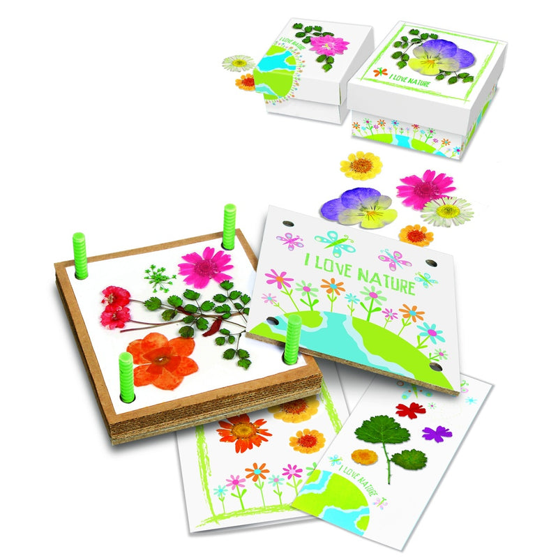 4M Pressed Flower Art Kit – Create Nature-Inspired Crafts with Flower Press, Ages 5+, Model 00-04567