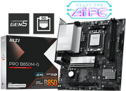 MSI PRO B850M-G Gaming Motherboard – AMD AM5, DDR5 8200+ OC, PCIe 5.0 x16, Dual M.2, 5GbE LAN, USB 5Gbps, Micro-ATX