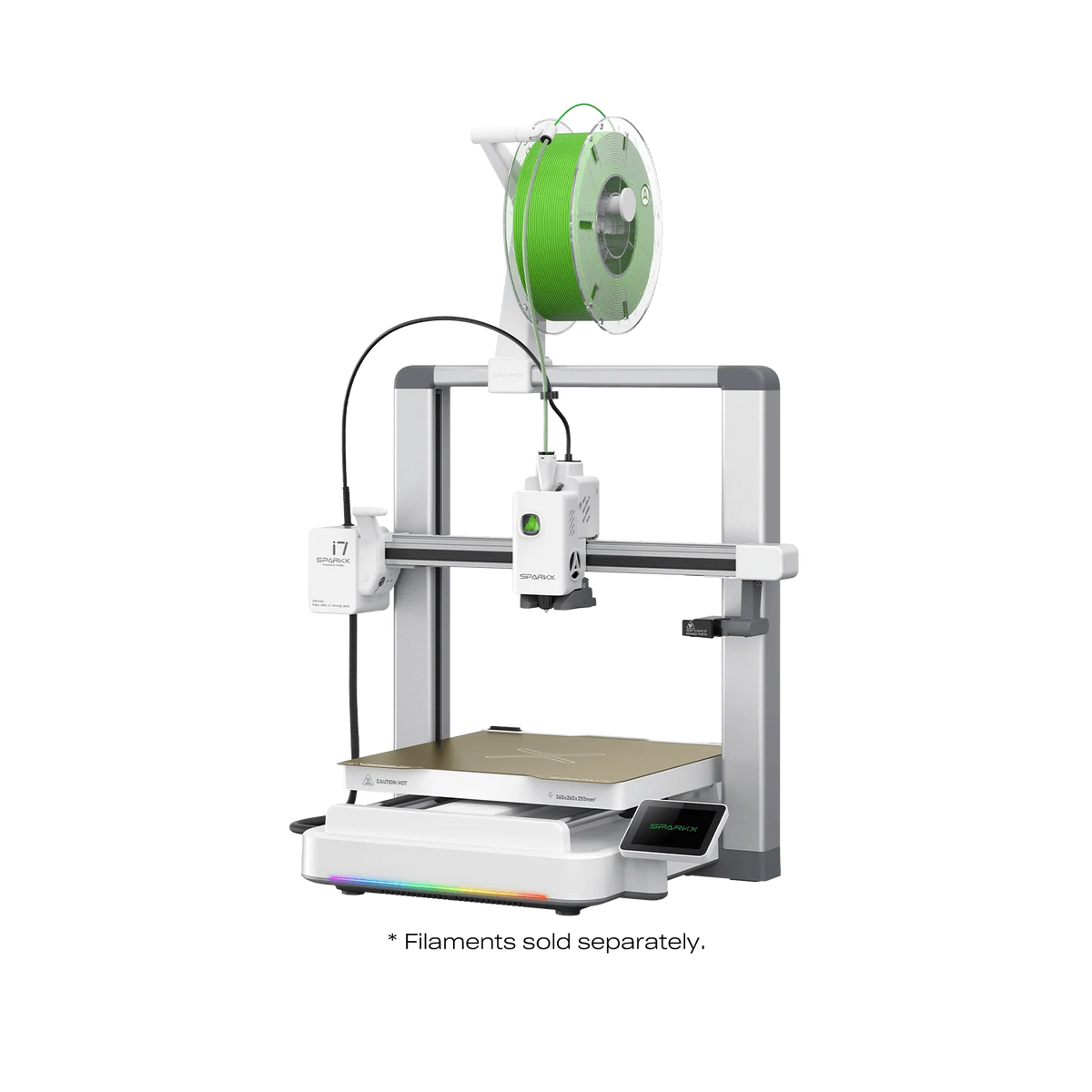Creality SPARKX i7 3D Printer – CoreXY FDM – 260 × 260 × 255mm – 500mm/s – 300°C Nozzle – Auto Leveling – AI Camera – Wi-Fi