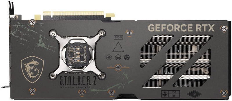 MSI GeForce RTX 4070 Ti SUPER Gaming Slim Stalker 2 Edition, 16GB GDDR6X 256-Bit Memory, 2610 MHz Boost Clock, 21 Gbps Memory Speed, 8448 Units CUDA Cores