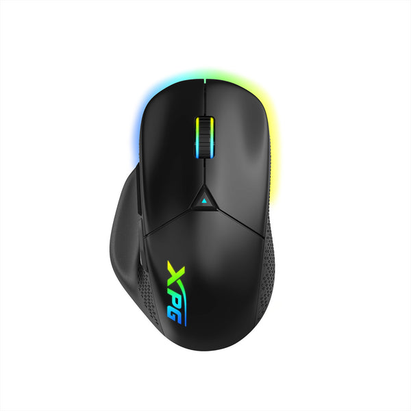 XPG ALPHA Wireless Gaming Mouse - Black w/ RGB + Omron Switches | 60 Hours Battery Life | 6 Macro Buttons PAW3335 Sensor