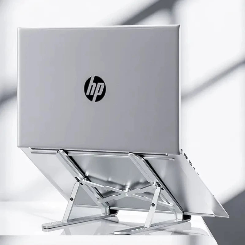 حامل الكمبيوتر المحمول HP ZJ10 المحمول والقابل للطي من الألومنيوم