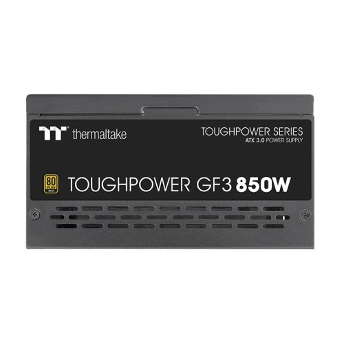 Thermaltake Toughpower GF3 850 W Gold – ATX 3.0, PCIe 5.0-Ready (12VHPWR), 80 PLUS Gold, Full Modular, Smart Zero Fan
