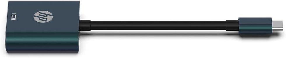 HP DHC-CT202 USB-C 3 1 Male to HDMI Female Adapter, 4K HDMI Razor-Sharp Resolution, Wide Compatibility, Blue DHC-CT202
