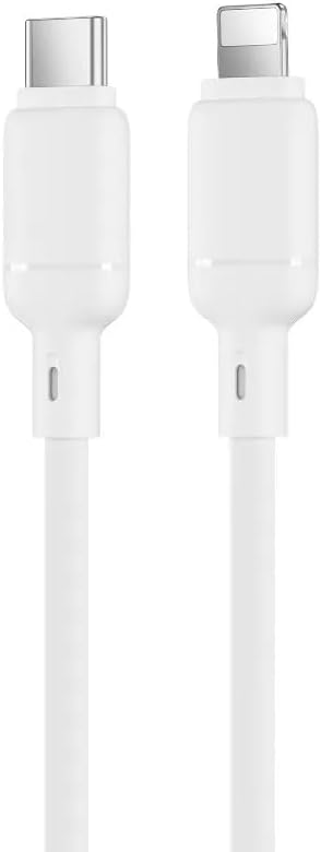 كابل شحن ونقل بيانات WiWU Stellar Series Wi-C089 من USB-C إلى Lightning، شحن سريع PD بقدرة 27W، بطول 1M، وتيار 3A، أبيض