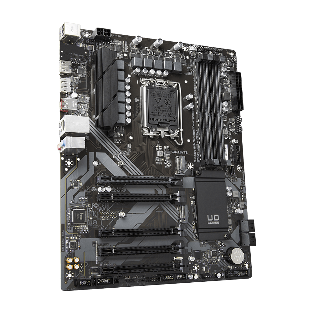 GIGABYTE B760 DS3H DDR4 ATX Motherboard – Intel LGA1700, DDR4, PCIe 4.0, Dual M.2, USB 3.2 Gen 2x2, GbE LAN, EZ-Latch, Smart Fan 6