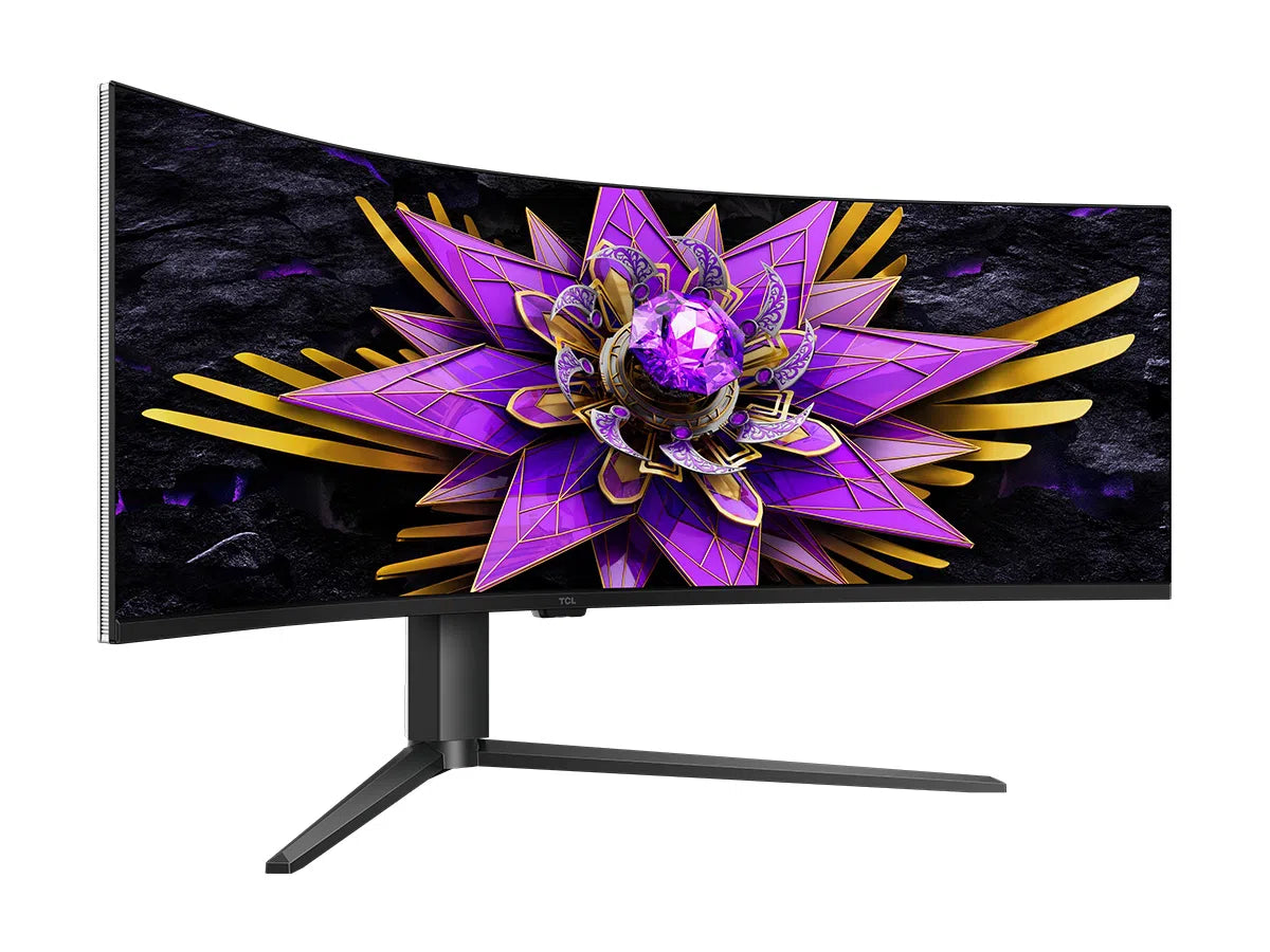 TCL 57R94 57" Dual 4K QD-Mini LED Monitor – 32:9 Curved, 120Hz, HDR1000, 2304 Dimming Zones, 1ms Response