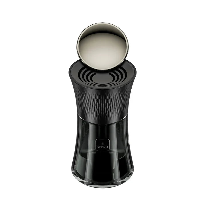 موزع العطور الهوائي WiWU Bloom 800 Wi-Ai800، سعة 100ml، رائحة عطرية قابلة للتعديل بزاوية 360°، معطر للسيارة والمنزل، أسود