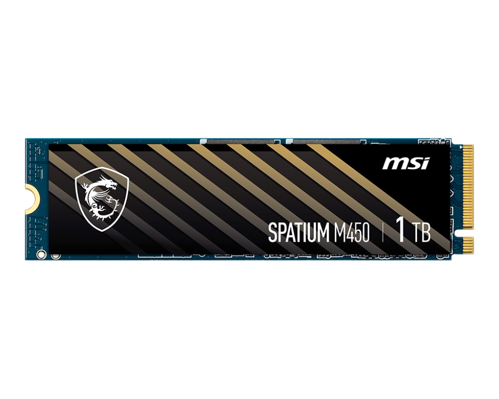 MSI SPATIUM M450 PCIe 4.0 NVMe M.2 Intenal SSD - 1 تيرابايت