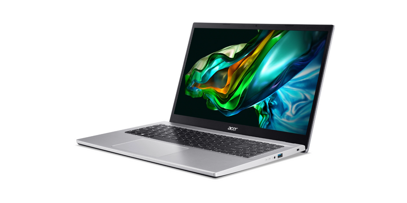 Acer Aspire 3 A315-15.6" Laptop - Ryzen 5 - 5500U - 8GB RAM - 512GB SSD - Shared - DOS (Silver)