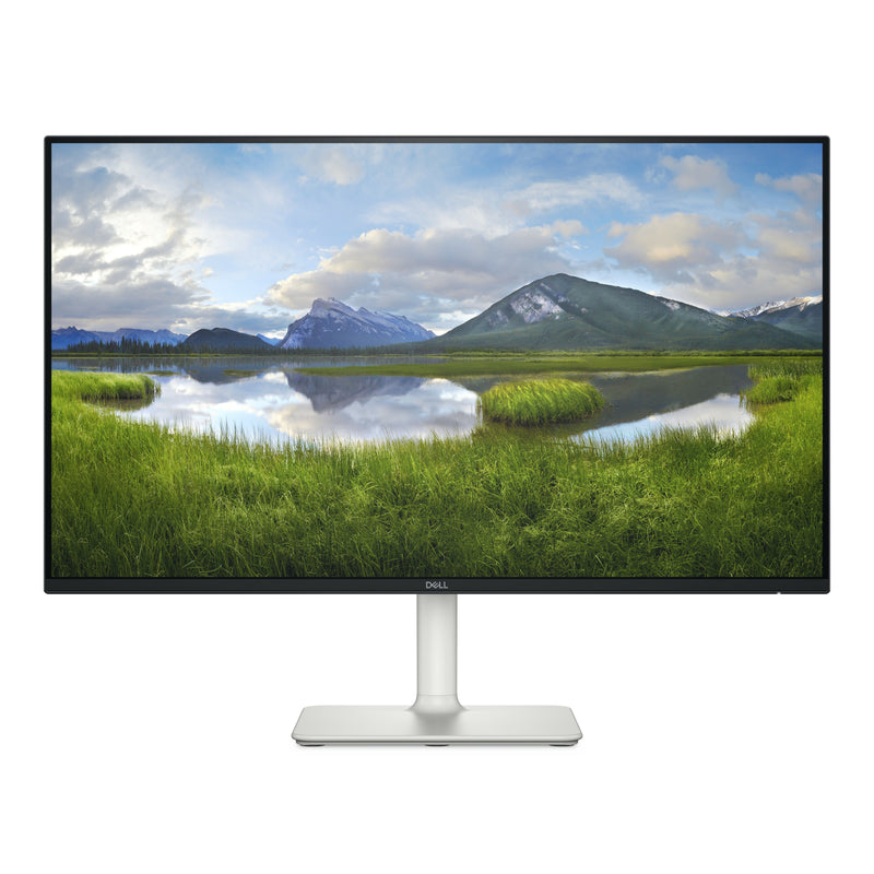 شاشة Dell S2725HS مقاس 27 بوصة، شاشة FHD (1920x1080)، معدل تحديث 100 هرتز، نسبة تباين 1500:1، TÜV Rheinland Eye Comfort 4 Star، مكبر صوت مدمج 2x5 وات، ارتفاع/إمالة/دوران/محور - لون أبيض رمادي