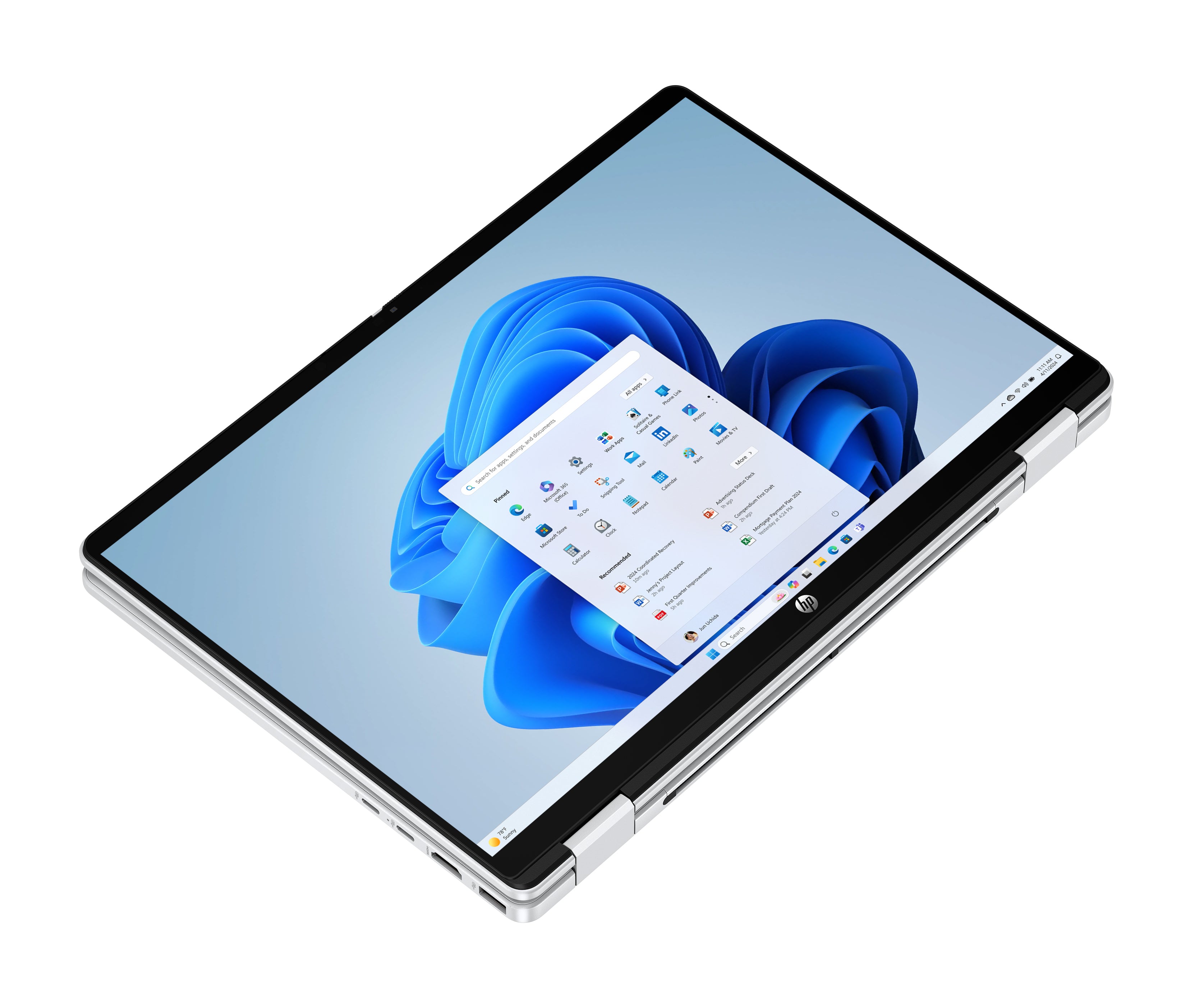 كمبيوتر محمول HP OmniBook 5 Flip 14-fp0013dx - شاشة لمس IPS مقاس 14 بوصة بدقة 2K - معالج Intel Core 5 120U - ذاكرة عشوائية 8 جيجابايت - قرص SSD بسعة 512 جيجابايت - مشاركة - نظام تشغيل WIN 11 PRO K