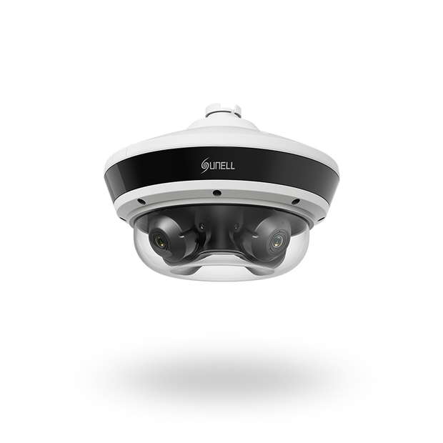 Sunell 4 × 5MP 4-Directional Multi-Sensor Network Camera with AI Detec ...