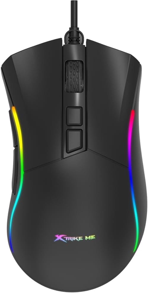 XTRIKE ME GM226 RGB Gaming Mouse - Optical Sensor 7,200 DPI - 7 Programmable Buttons - Only 77G