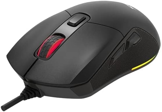 XTRIKE ME GM316 RGB Gaming Mouse - Optical Sensor 7,200 DPI - Detachable Top Covers - Lightweight Only 67G