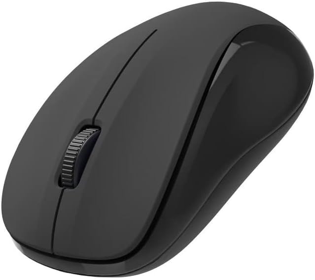 Hama 173020 MW-300 V2 Optical 3-Button Wireless Mouse, black