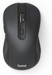 Hama Wireless Bluetooth Optical Mouse – 6 Buttons, Multi-Device Mouse for PC & Laptop, 800–2400 DPI Adjustable, Right-Handed, Compatible with Windows, macOS & Android