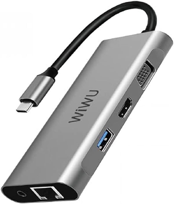 WIWU Alpha 11 In 1 USB-C Hub A11312H, Gray