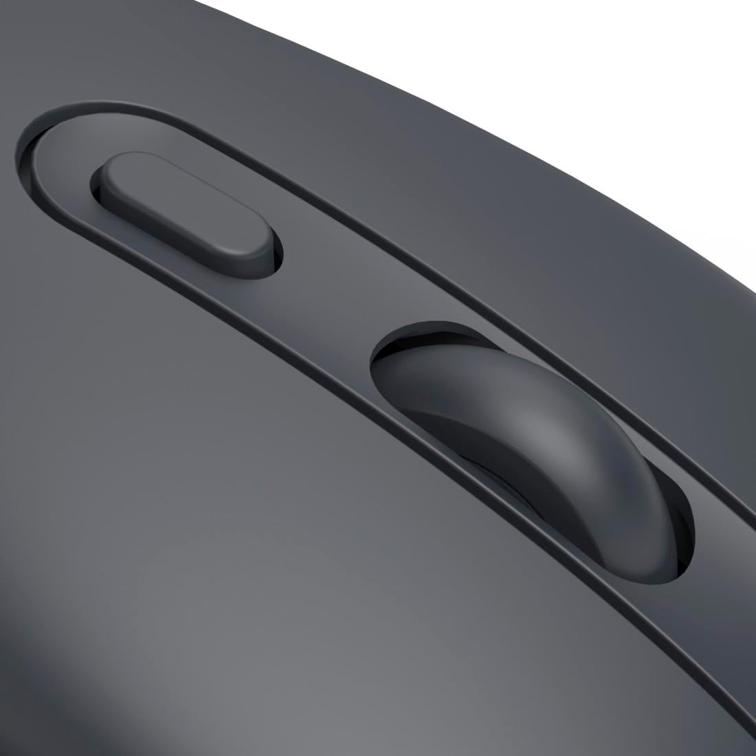 Hama WM-200 Silent Wireless Mouse, 4-Button Optical Mouse, 1000 DPI, 2.4GHz USB Receiver, Ergonomic Ambidextrous Design, Compatible with PC, Laptop, Windows & Mac - Black