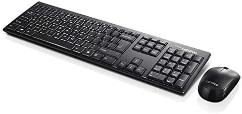 Lenovo 100 USB-A Wireless Combo – Slim Keyboard & Compact Mouse, 1600 DPI, Spill-Resistant, 10-Million Key Presses