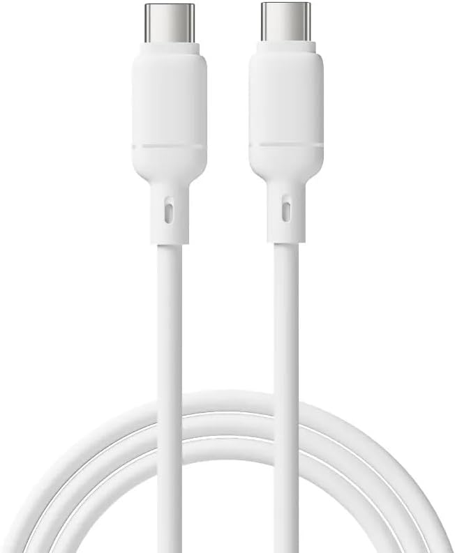 WiWU Stellar Series Wi-C090 USB-C to USB-C Cable, 60W PD Fast Charging, 1M, Zinc Alloy Connectors, White