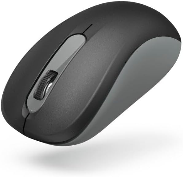 Hama 134960 AMW-200 Optical 3-Button Wireless Mouse, AnthraciteBlack