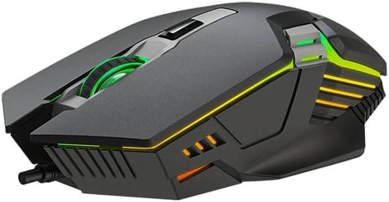 XTRIKE ME GM 110 Wired Gaming Mouse, Elite RGB, Black/Grey/Red/Blue
