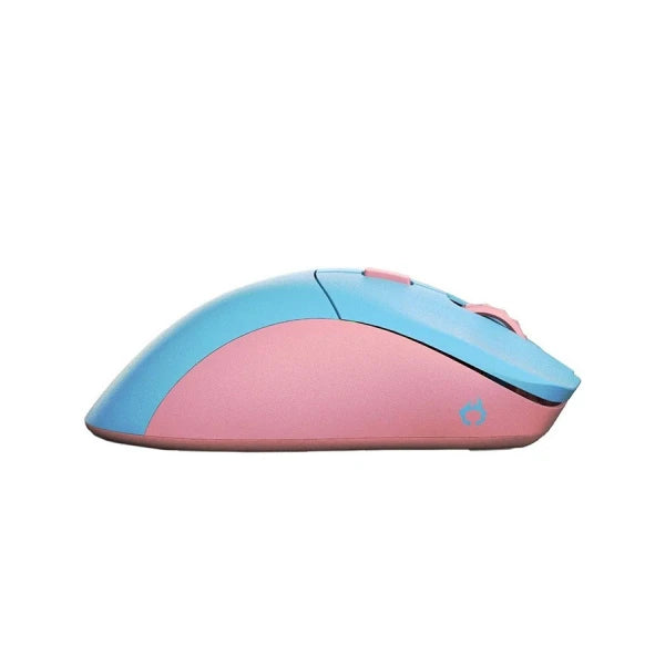 فأرة الألعاب اللاسلكية Glorious Model D Pro لون سكايلاين أزرق/وردي – خفيفة الوزن للغاية 58 جرام، مستشعر BAMF بدقة 19,000 DPI، اتصال 2.4 جيجاهرتز بدون تأخير، بطارية تدوم أكثر من 80 ساعة، تصميم مريح لليد اليمنى، 6 أزرار قابلة للبرمجة، أقدام PTFE