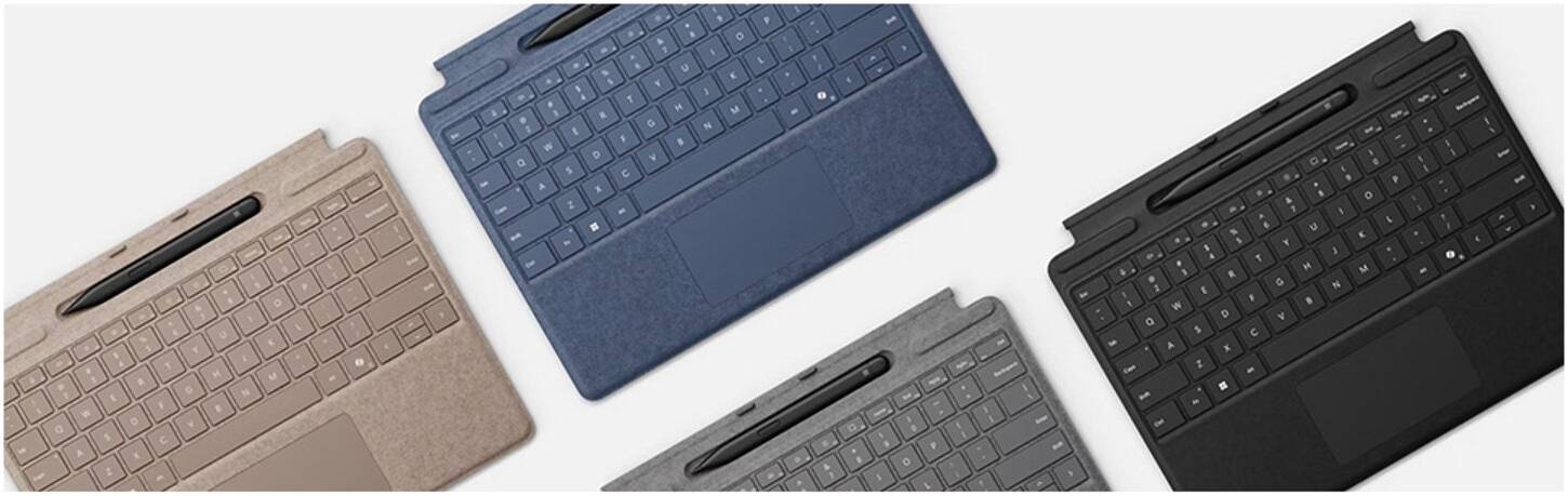 Microsoft Surface Pro Keyboard for Pro , With Slim 2 Pen, Eng Arabic