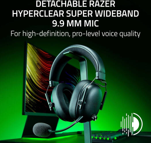 سماعة رأس الألعاب اللاسلكية Razer BlackShark V3، مزودة بسماعات TriForce بحجم 50 مم، صوت مكاني THX، ميكروفون HyperClear، بطارية تدوم 70 ساعة، تصميم خفيف الوزن للألعاب الإلكترونية، متوافقة مع منصات متعددة (الكمبيوتر الشخصي/PS5/Xbox/الهاتف المحمول)