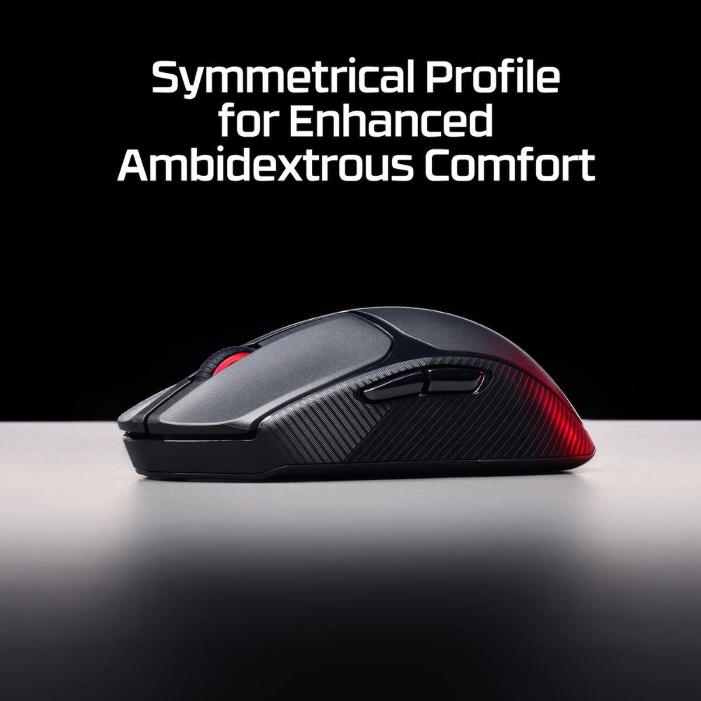 HyperX Pulsefire Fuse Wireless – Lightweight Ambidextrous Gaming Mouse, Dual Wireless (2.4 GHz & Bluetooth), 12 000 DPI, 85-Hour Battery Life