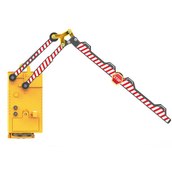 4M KidzLabs Motorised Barrier Gate – Build a 64cm Robotic Gate with Smart Key, Ages 8+, Model 00-03447