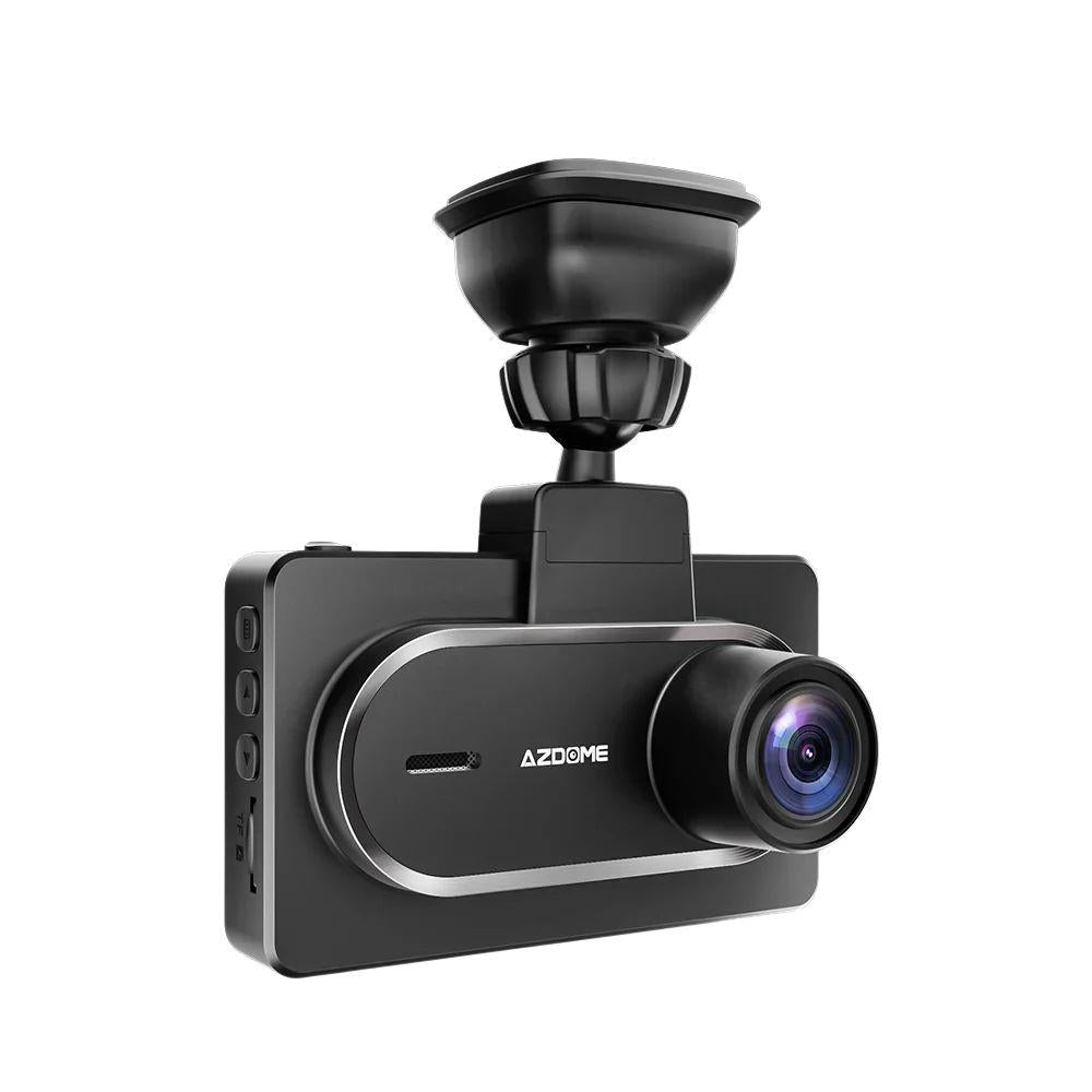 كاميرا داش كام AZDOME M27S 2K QHD مع واي فاي، شاشة IPS بحجم 3 بوصات، كاميرا لوحة القيادة بدقة 2560x1440 بكسل للسيارات، WDR ورؤية ليلية، مستشعر G، مراقبة الركن، تسجيل متكرر