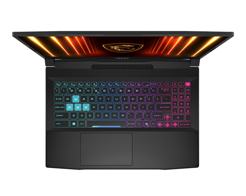 MSI Katana 15 HX B14WFK شاشة 15.6 بوصة QHD 144 هرتز - Intel Core i7 14650HX - ذاكرة 16 جيجابايت - قرص 512 جيجابايت SSD - NVIDIA GeForce RTX 5060 8GB - نظام WIN 11 PRO K