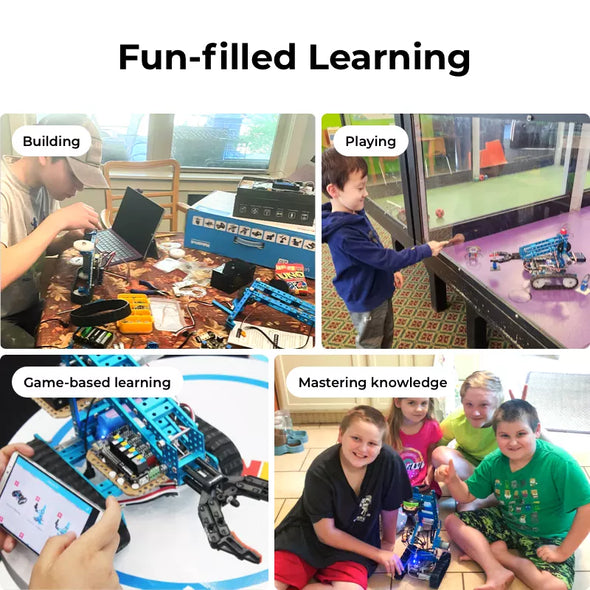 Makeblock mBot Ultimate 10-in-1 Robot Kit – Advanced STEM Learning with Arduino & Raspberry Pi Compatibility