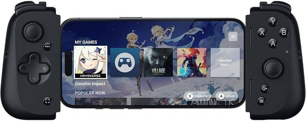وحدة تحكم الألعاب المحمولة Razer Kishi V2 لنظام Android: ضوابط جودة وحدة التحكم - ملاءمة عالمية - بث ألعاب الكمبيوتر الشخصي وXbox وPlayStation وشاشة تعمل باللمس - مشغلات قابلة للتخصيص - تصميم مريح