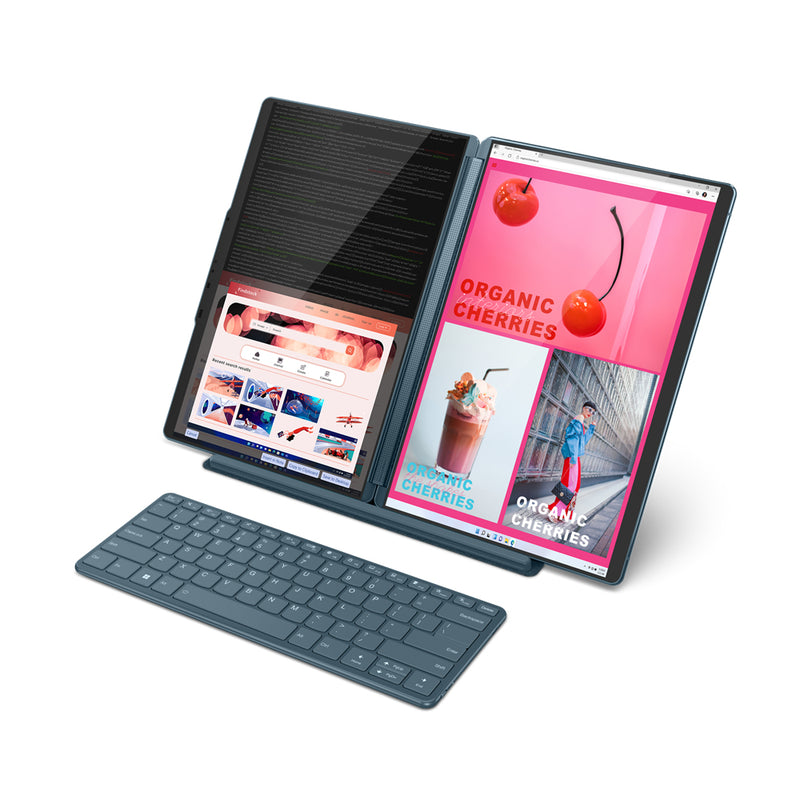 Lenovo Yoga Book 9 13IRU8 2x 13.3" 2.8K Touchscreen Laptop - Core i7-1355U - 16GB RAM - 1TB SSD - Shared - Win 11 (Tidal Teal)