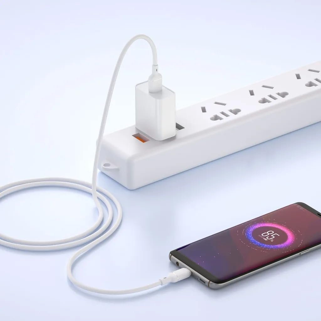 WiWU Stellar Series Wi-C090 USB-C to USB-C Cable, 60W PD Fast Charging, 1M, Zinc Alloy Connectors, White