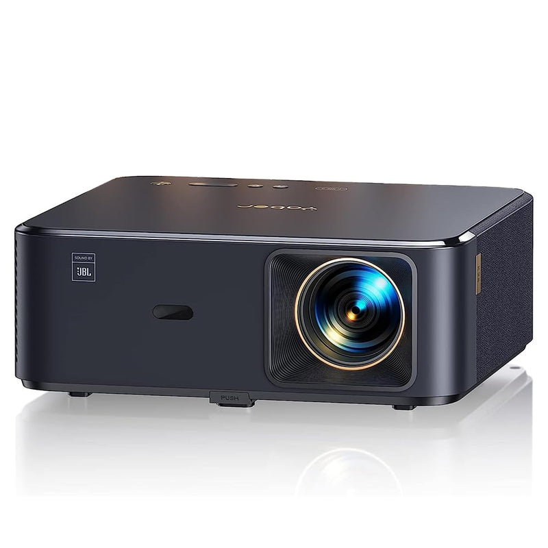 Yaber K2s Projector with Android TV, 800ANSI WiFi6 Bluetooth, Dolby Audio, Auto Focus & Keystone, Native 1080P 4K Supported, Movie Projector with Netflix 7000+ Apps
