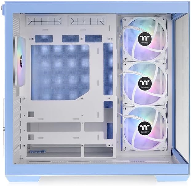 Thermaltake View 380 TG ARGB ATX Case; 4x120mm ARGB Fans Included; Supports Hidden-Connector Motherboard; Front & Side Dual Tempered Glass Panel