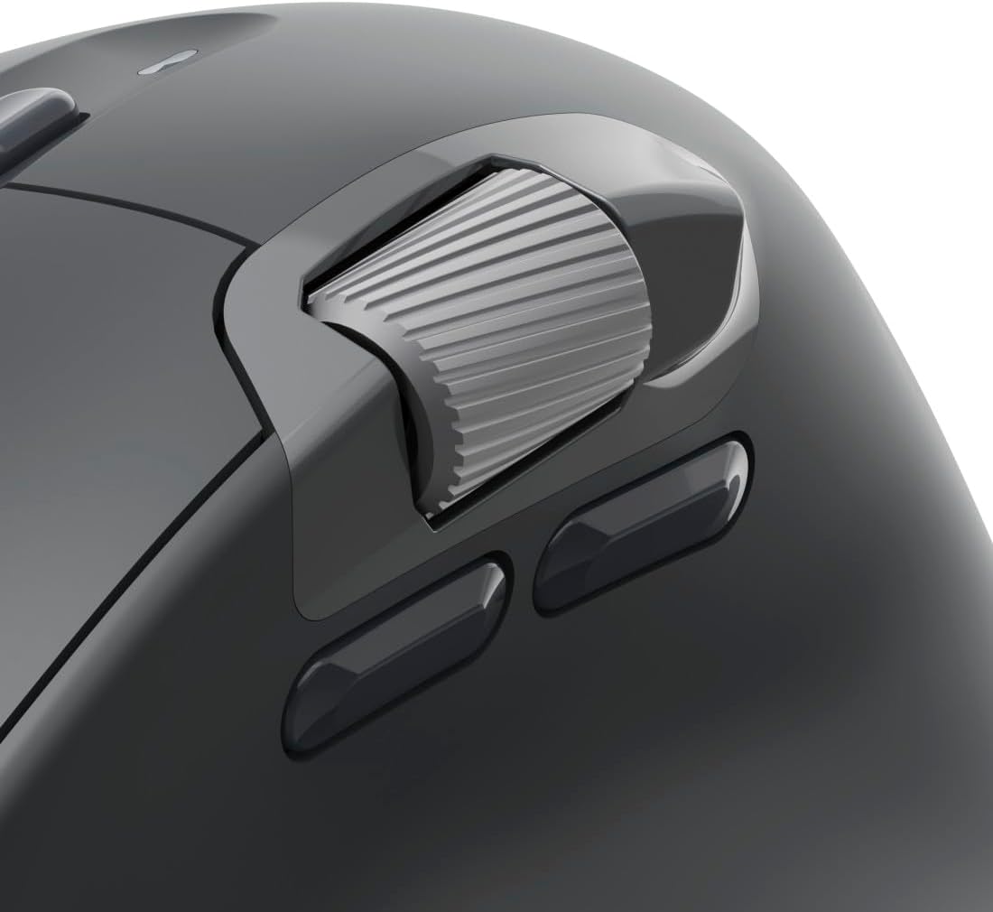 Hama WM-900 Multi-Device Wireless Mouse – 10-Button Radio & Bluetooth Rechargeable Optical Mouse, Ergonomic Right-Handed Design, RGB Lighting & USB-C Charging